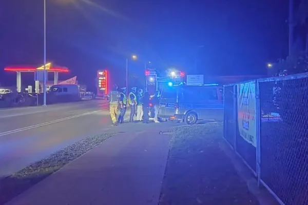 Kolizja rowerzysty z samochodem na ul. Spacerowej w Dęblinie