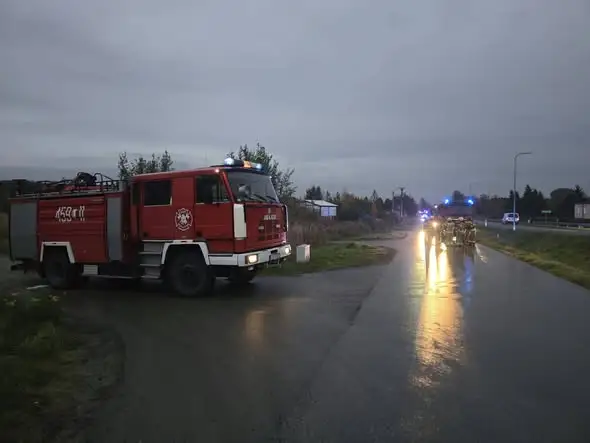 Plama ropopochodna w Lubartowie. Interweniowały trzy zastępy straży pożarnej