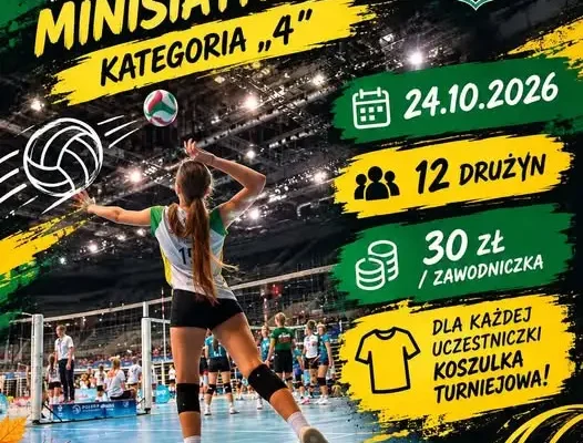 Jesienny Turniej Minisiatkówki „4” w Stężycy – zapisy trwają