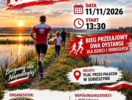 Bieg Niepodległości w Sobieszynie – OSP KSRG zaprasza do udziału