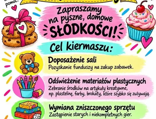 Szkolny kiermasz już 26 października – wypieki, rękodzieło i dobra zabawa