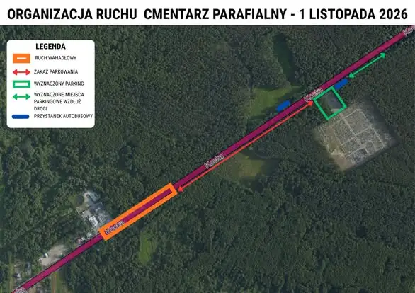 Wszystkich Świętych w Dęblinie: darmowa komunikacja, zmiany w ruchu i parkingi