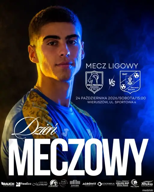 Złoczewia Złoczew gra na wyjeździe z Prosną Wieruszów