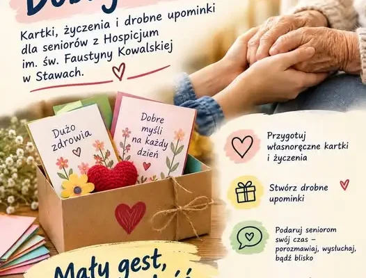 „Pudełko dobrych chwil” – szkolni wolontariusze zbierają upominki dla seniorów z hospicjum